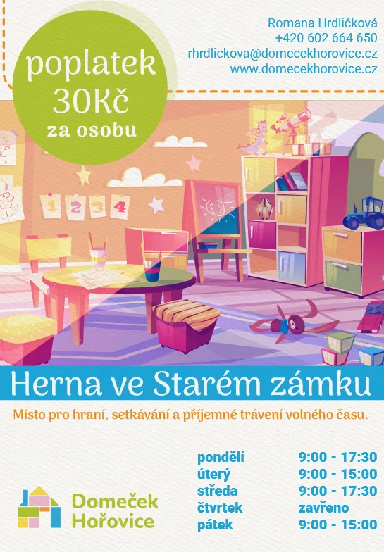 Dětská herna ve Starém zámku