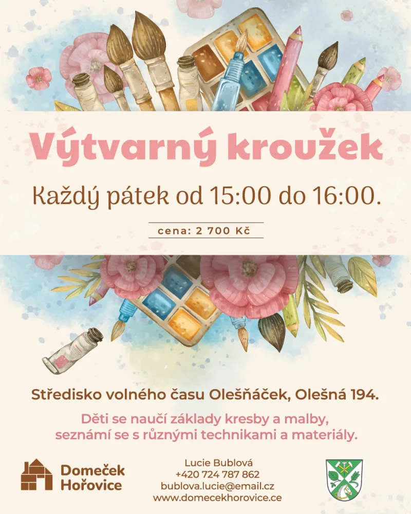 Nový výtvarný kroužek v Olešné