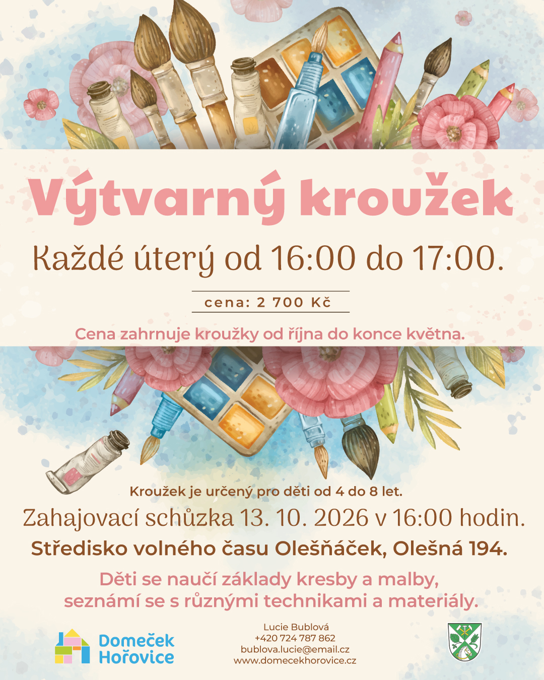 Nový výtvarný kroužek v Olešné